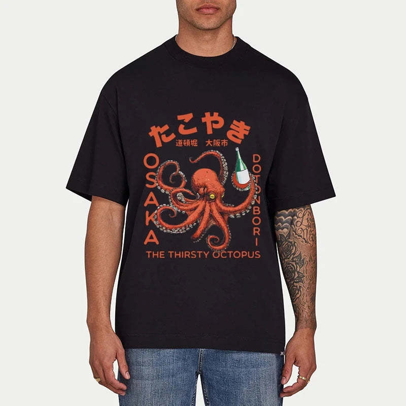 Magmoo Octopus Drinks Soju Classic T-Shirt