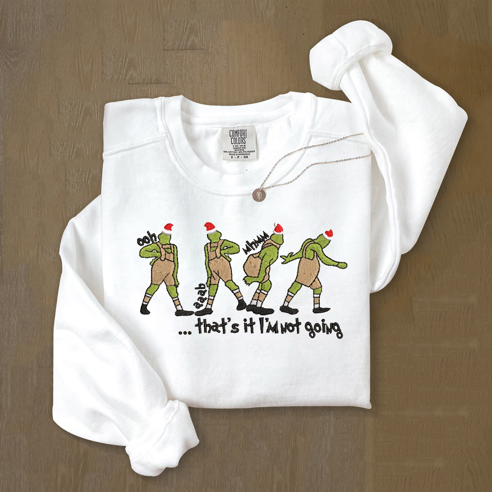 That's It I'm Not Going Christmas Sweatshirt-Magmoo