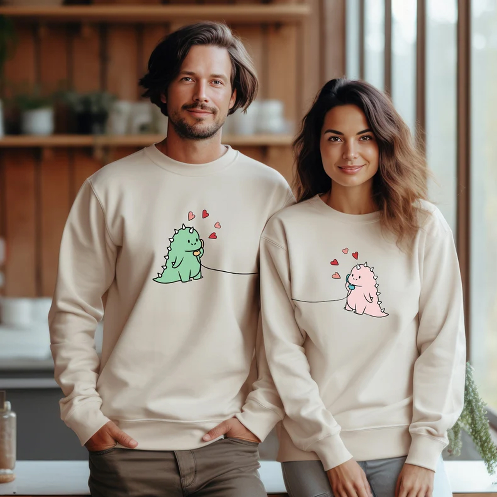 Gift For Couple Sweatshirt-Magmoo