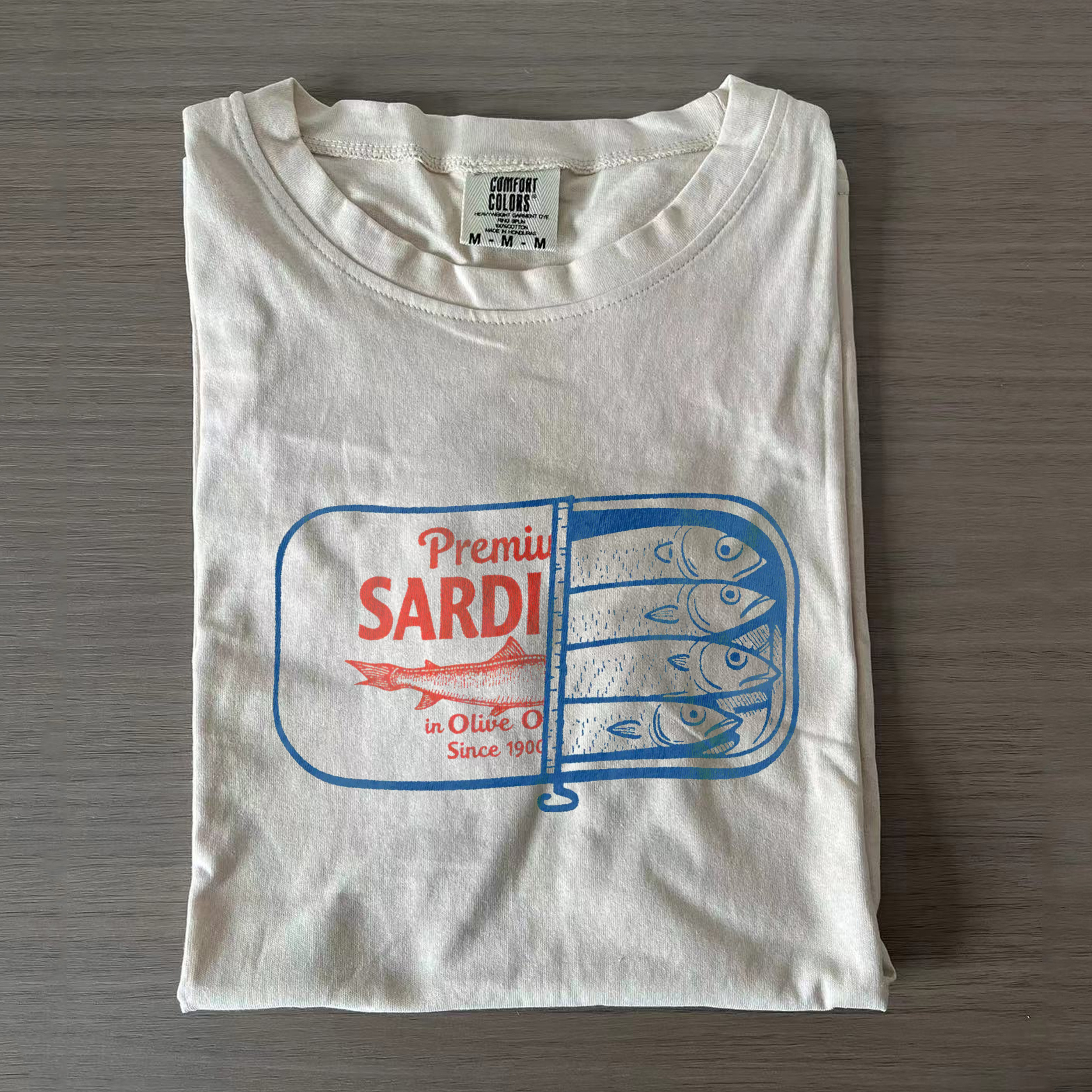Vintage Sardines T-shirt-Magmoo