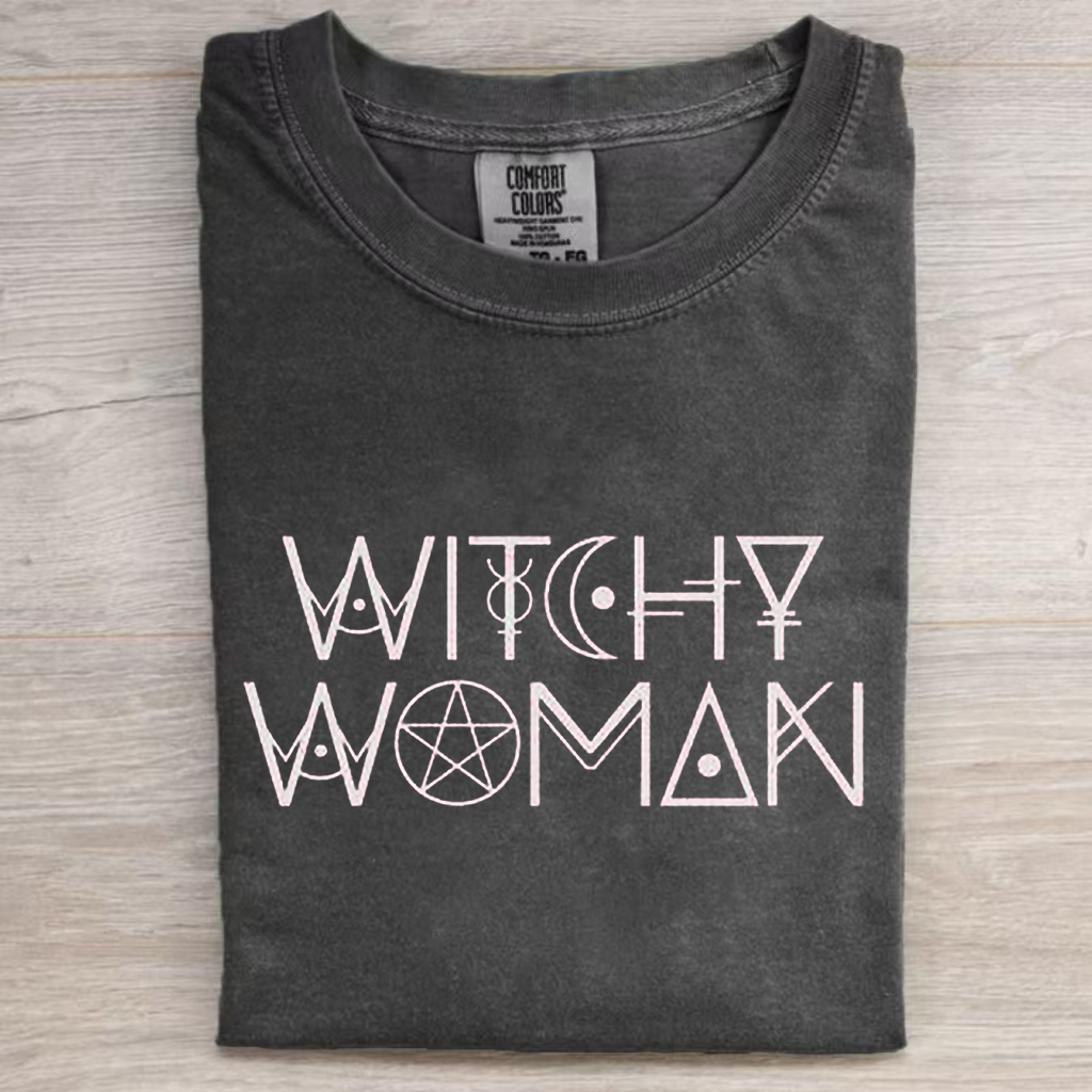 Vintage Witchy Woman T-shirt-Magmoo
