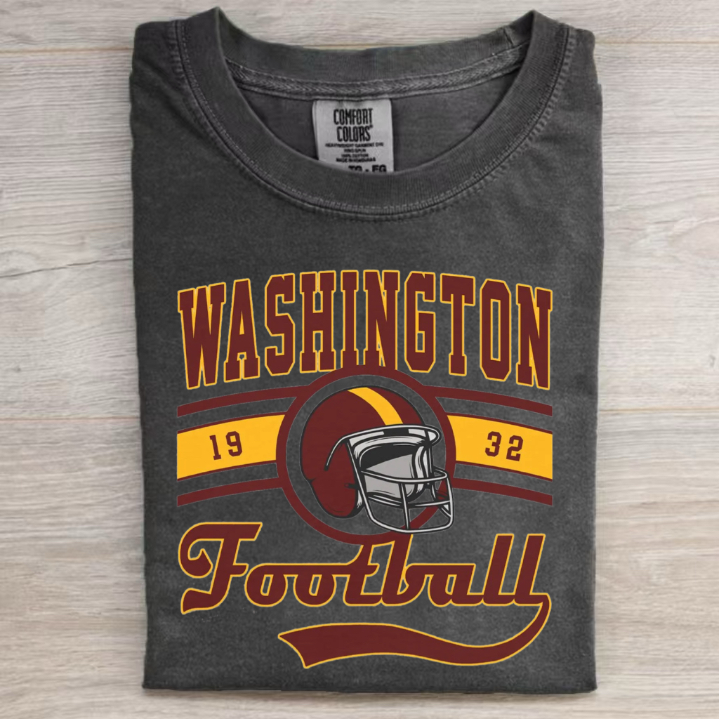 Retro Style Washington Football T-shirt