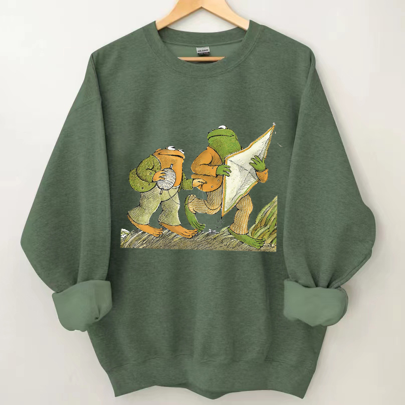 Frog And Toad Sweatshirt-Magmoo