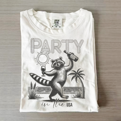 Comfort Colors Party In The USA T-shirt-Magmoo