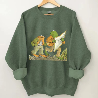 Frog And Toad Sweatshirt-Magmoo