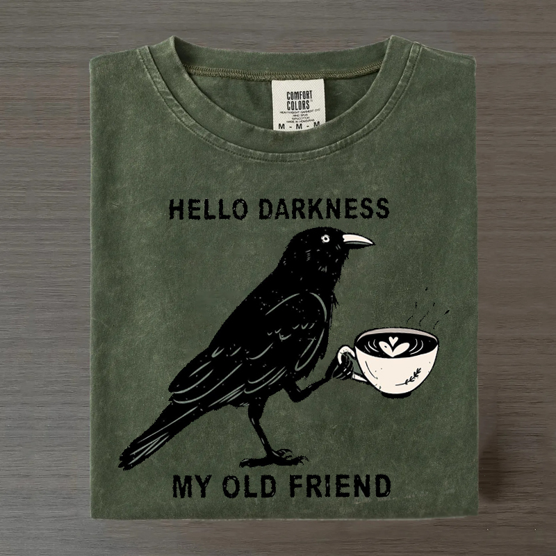 Hello Darkness My Old Friend T-shirt-Magmoo