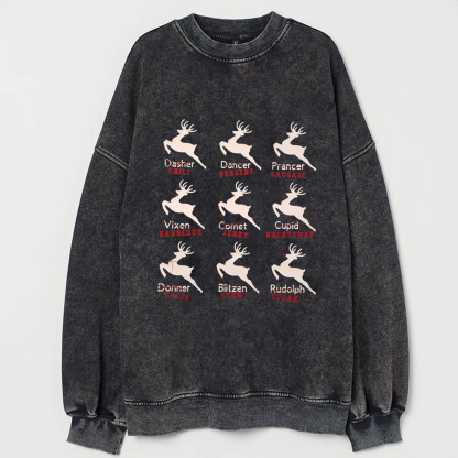 Funny Hunting Santa's Reindeer T-shirt-Magmoo
