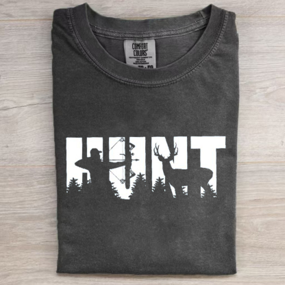 Hunting Season Vintage Whitetail Buck Deer T-shirt-Magmoo