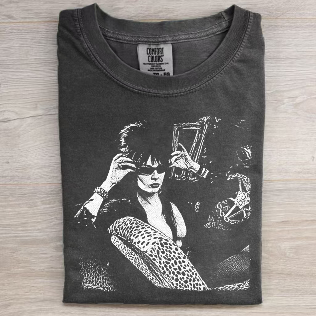 Horror 80s Dark Mistress Halloween T-shirt/Sweatshirt-Magmoo