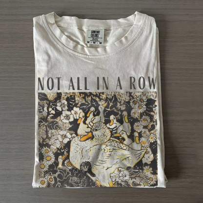 Comfort Colors Ducks Not in A Row T-shirt-Magmoo