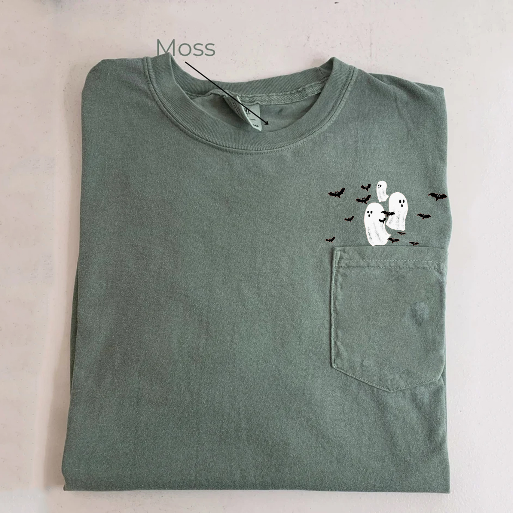 Flying Ghosts and Bats T-shirt-Magmoo