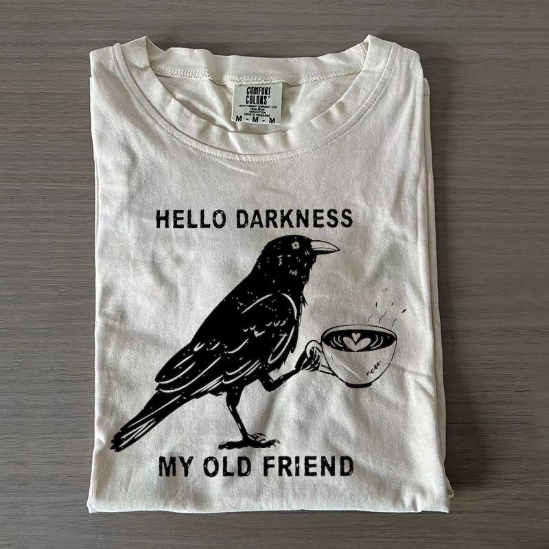 Hello Darkness My Old Friend T-shirt-Magmoo
