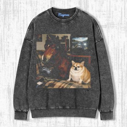 Magmoo Gaming Horse & Chihuahua T-shirt