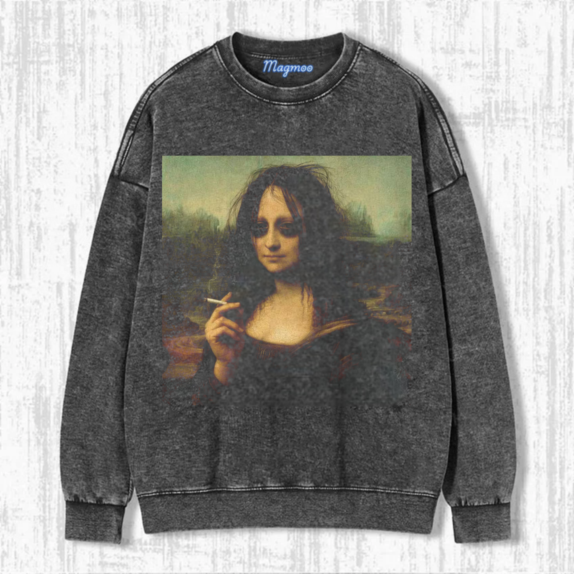 Magmoo Smoker Mona Lisa T-shirt