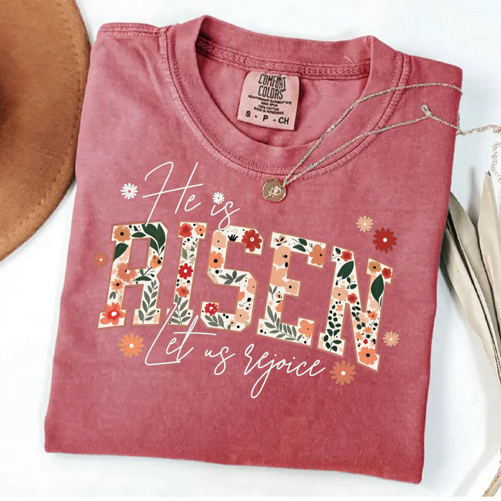Christian Easter He is Risen T-shirt-Magmoo