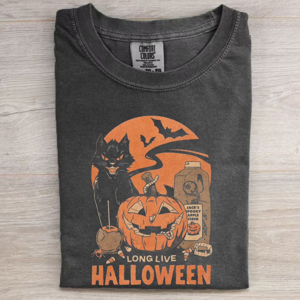 Retro Spooky Season Pumpkin T-shirt-Magmoo