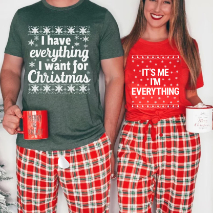 I Have Everything I Want For Christmas T-Shirt-Magmoo