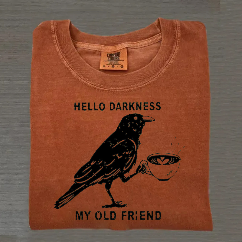 Hello Darkness My Old Friend T-shirt-Magmoo