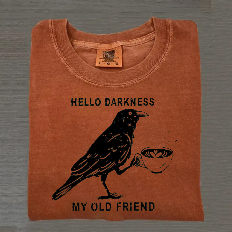 Hello Darkness My Old Friend T-shirt-Magmoo