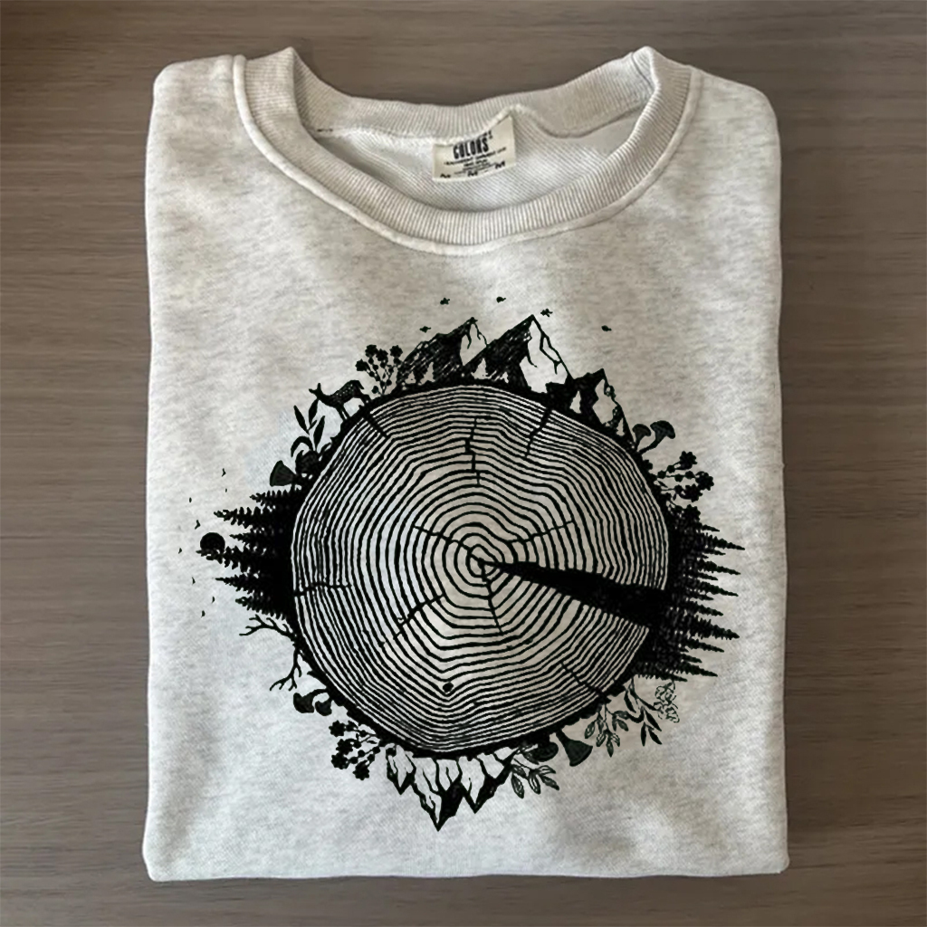 Hiking Tree Ring Shirt/Sweatshirt-Magmoo