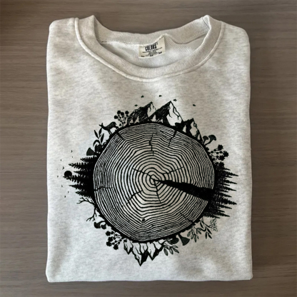 Hiking Tree Ring Shirt/Sweatshirt-Magmoo