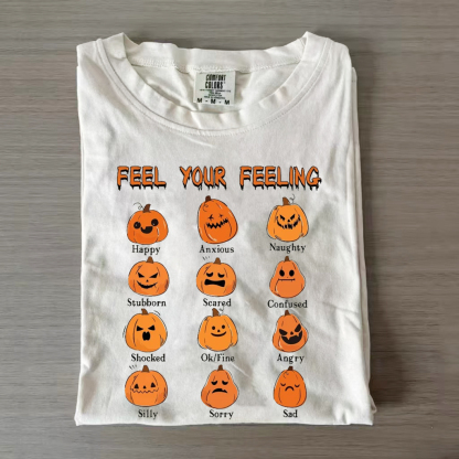 Halloween Feel Your Feelings T-shirt-Magmoo