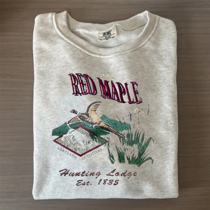 Vintage 1835s Bird Flying Marshland Shirt/Sweatshirt-Magmoo