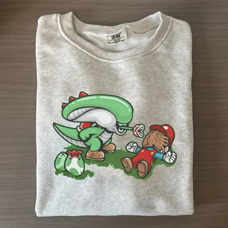 Vintage Funny Alien T-shirt