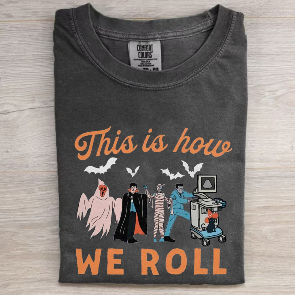 Ultrasound Halloween T-shirt-Magmoo