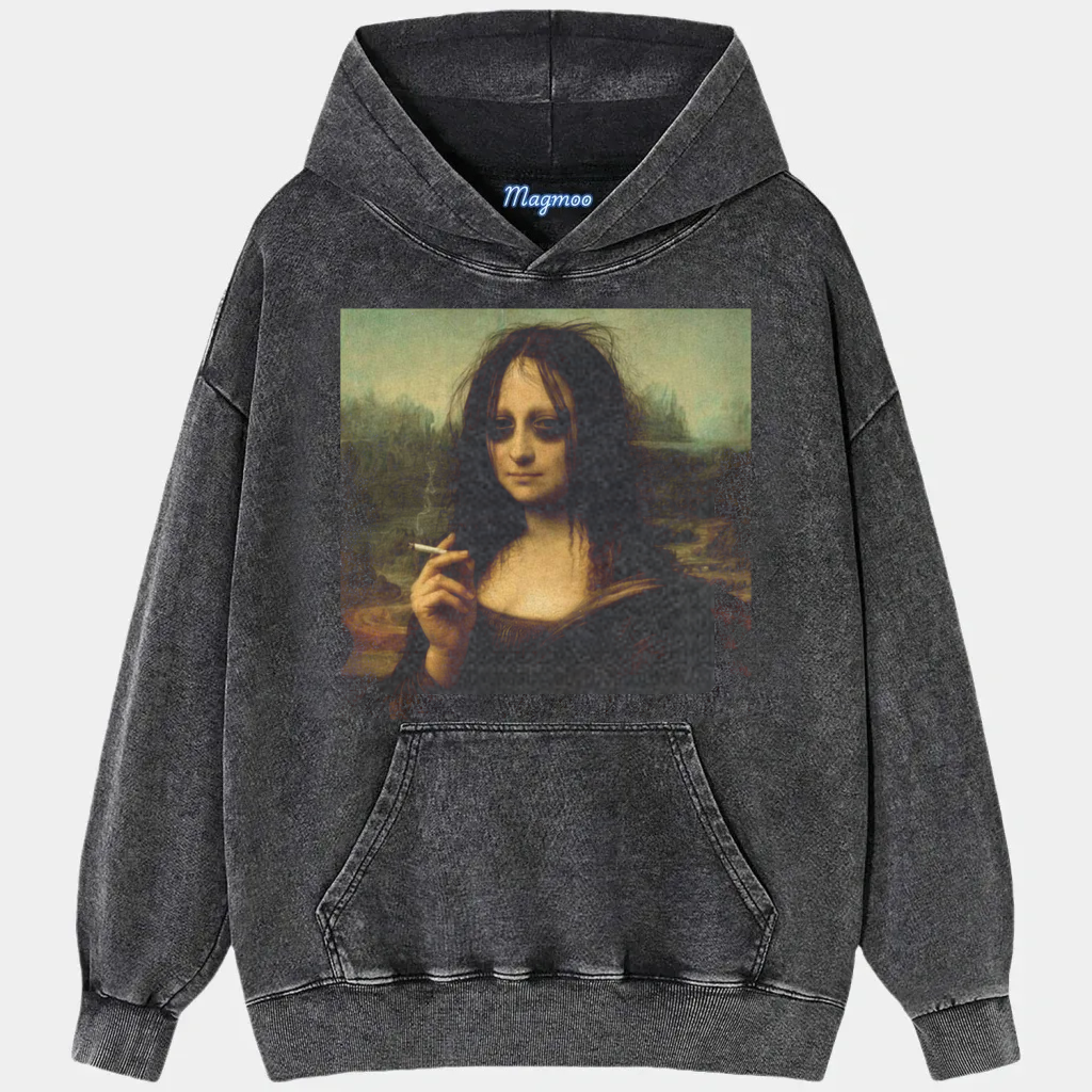 Magmoo Smoker Mona Lisa T-shirt