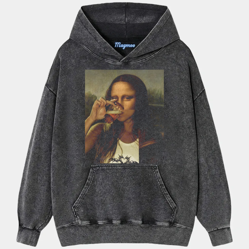 Magmoo Drinking Mona Lisa T-shirt