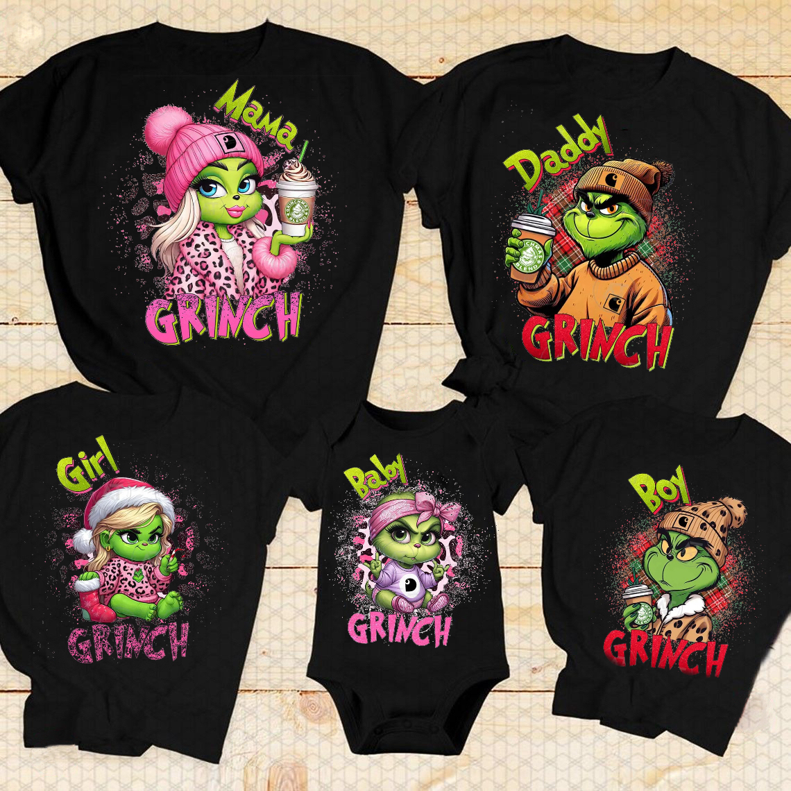 Christmas Family Leopard Matching Shirt Gift-Magmoo