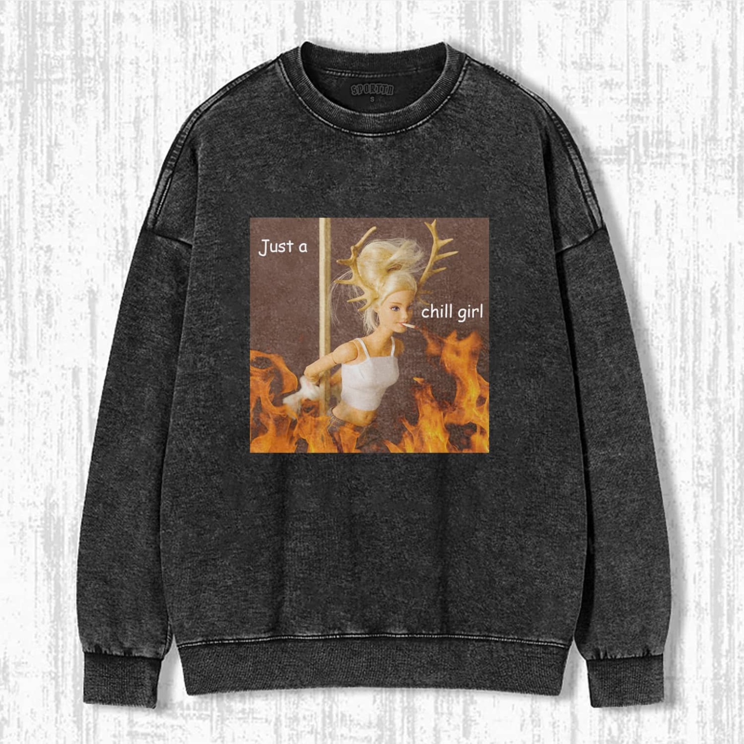 BARBIE EMOJI MEME ICON SWEATSHIRTS & HOODIES-Magmoo