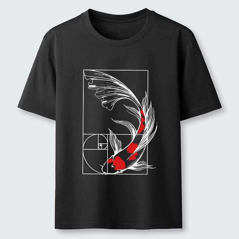 Magmoo Golden Ratio Koi Classic T-Shirt-Magmoo