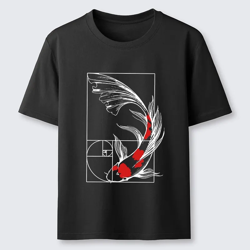 Magmoo Golden Ratio Koi Classic T-Shirt-Magmoo