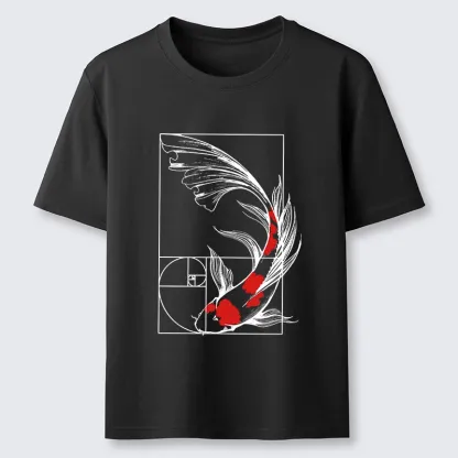 Magmoo Golden Ratio Koi Classic T-Shirt-Magmoo