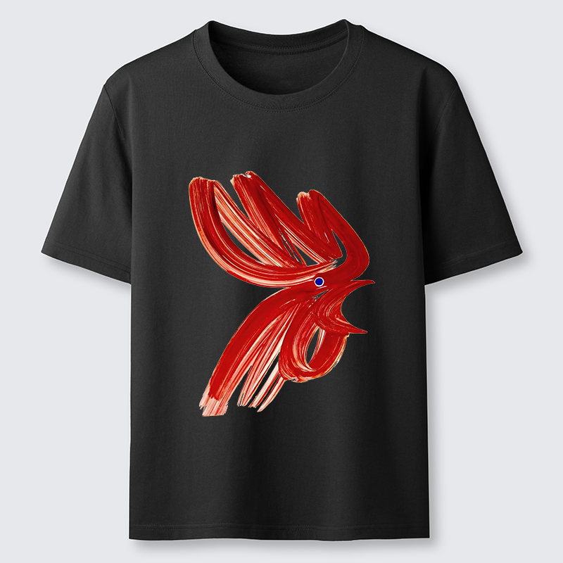 Magmoo Calligraphy Art Chicken Classic T-Shirt-Magmoo