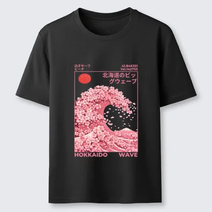 Magmoo Sakura Wave Classic T-Shirt-Magmoo