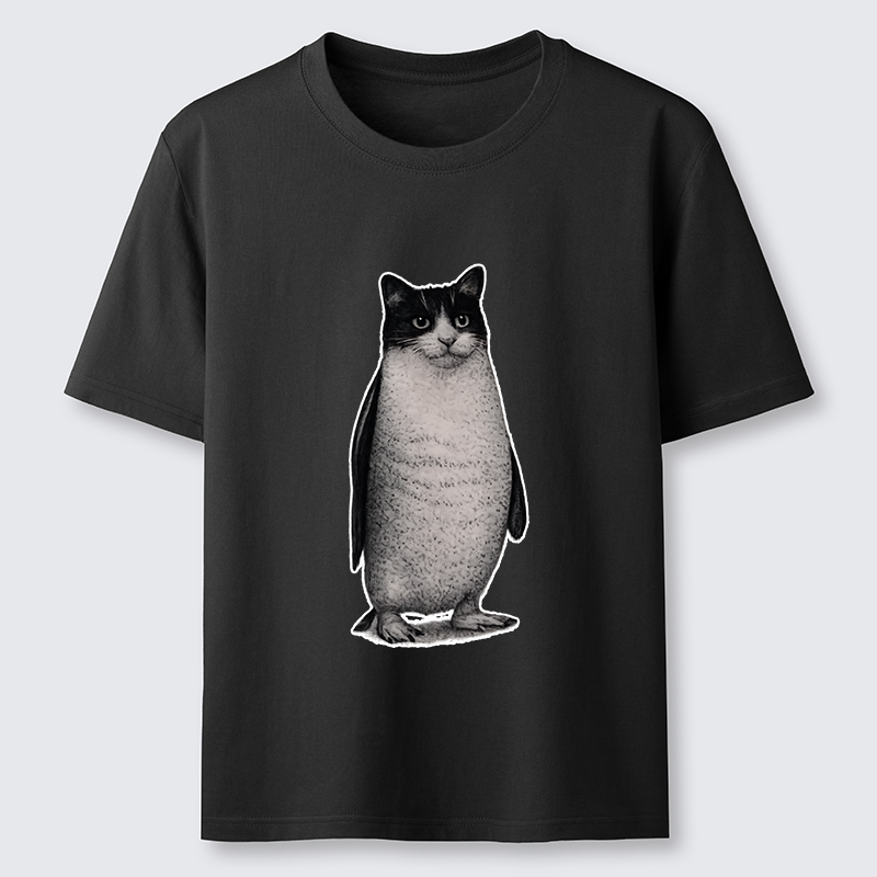 Magmoo Penguin Cat Classic T-Shirt-Magmoo