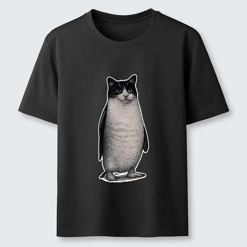 Magmoo Penguin Cat Classic T-Shirt-Magmoo