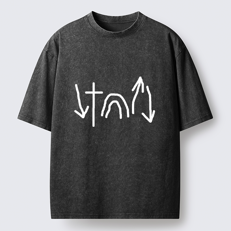 Magmoo Minimalist Easter Washed T-Shirt-Magmoo