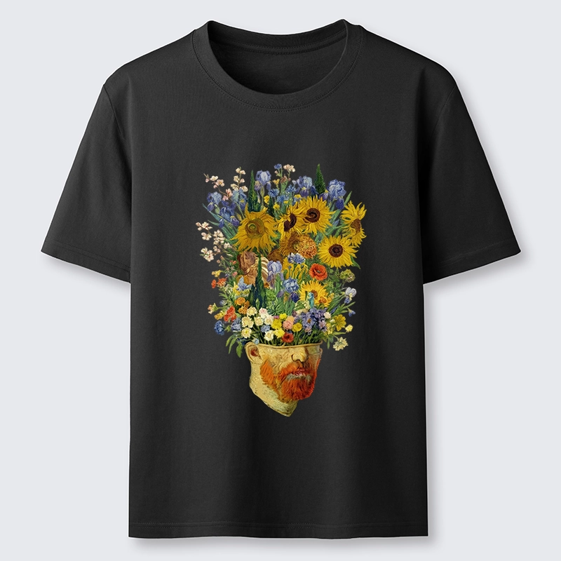 Magmoo Van Gogh's Blooming Flowers Classic T-Shirt-Magmoo