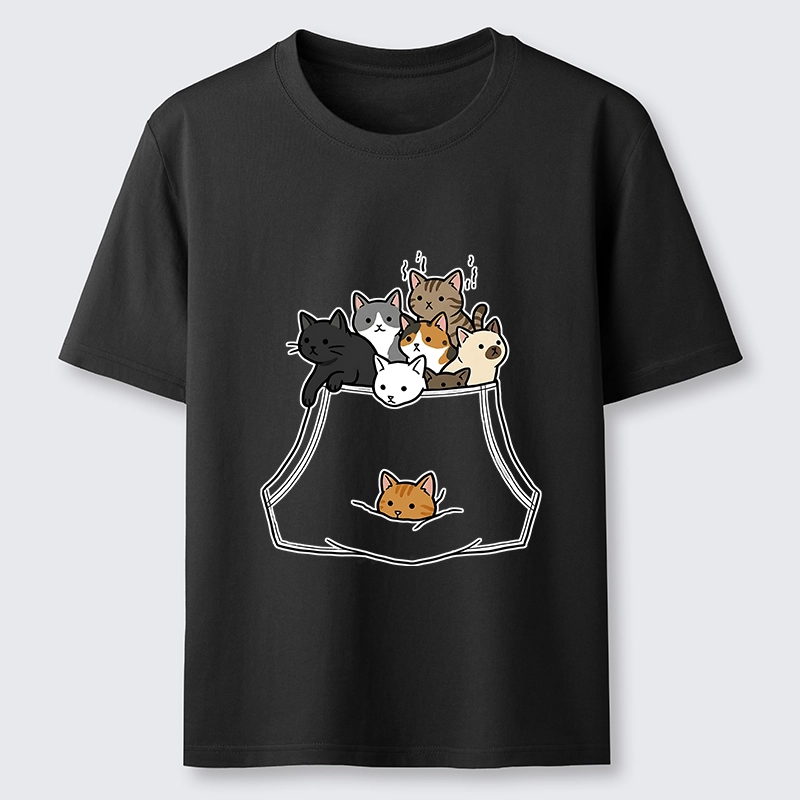 Magmoo Cats With Pockets Full Classic T-Shirt-Magmoo