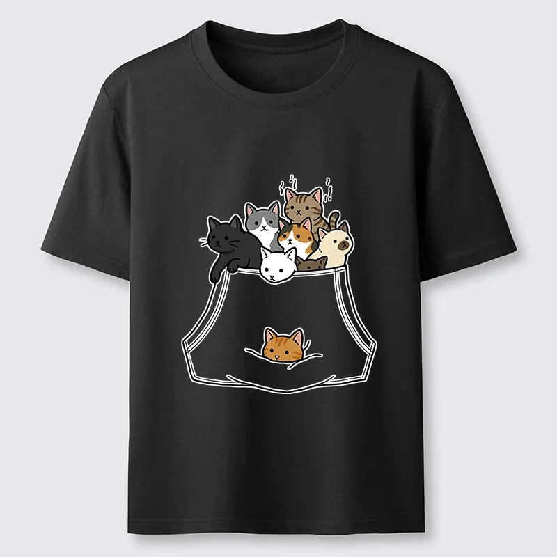 Magmoo Cats With Pockets Full Classic T-Shirt-Magmoo
