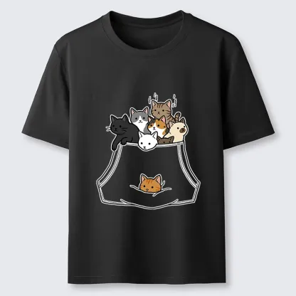 Magmoo Cats With Pockets Full Classic T-Shirt-Magmoo