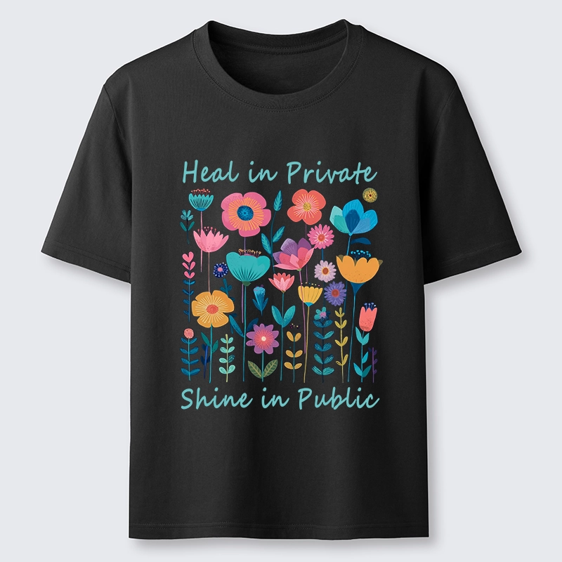 Magmoo Wildflower Growth:The "Heal & Shine"Aesthetic Classic T-Shirt-Magmoo