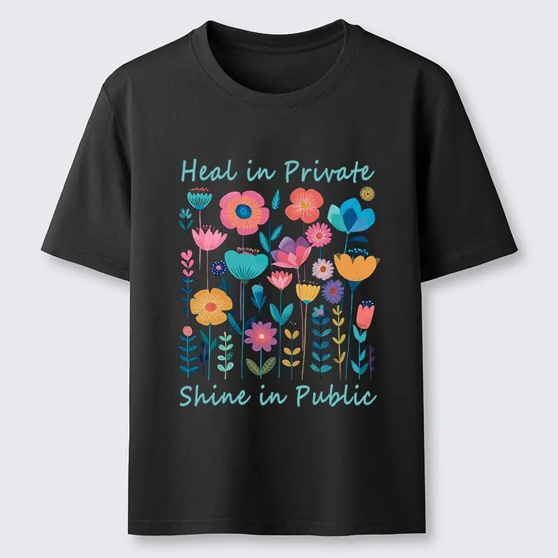 Magmoo Wildflower Growth:The "Heal & Shine"Aesthetic Classic T-Shirt-Magmoo