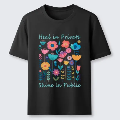 Magmoo Wildflower Growth:The "Heal & Shine"Aesthetic Classic T-Shirt-Magmoo