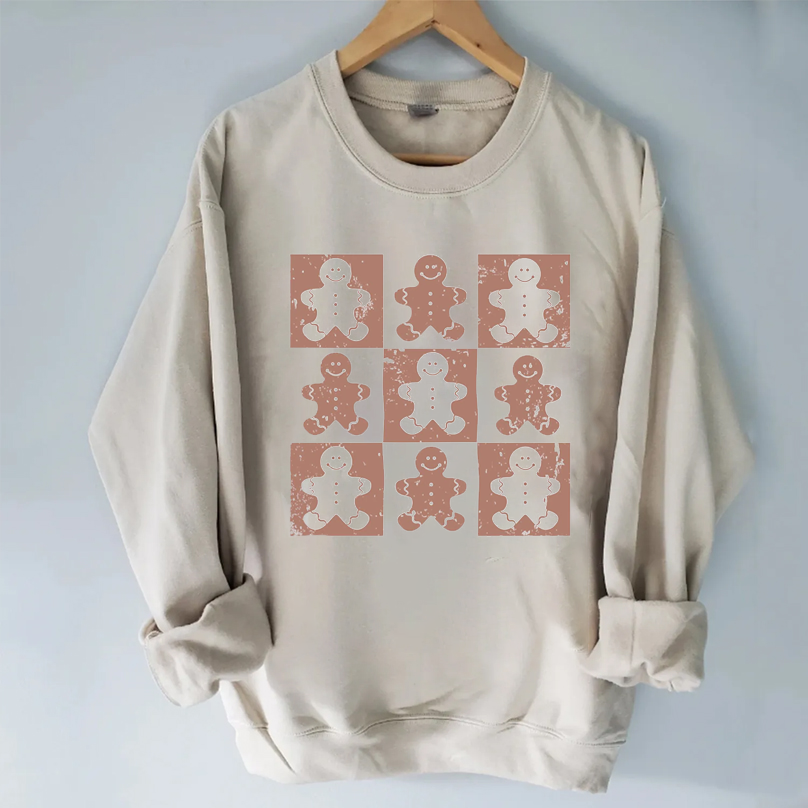 Comfort Colors Gingerbread Sweatshirt-Magmoo
