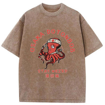 Magmoo Osaka Dotonbori Washed T-Shirt